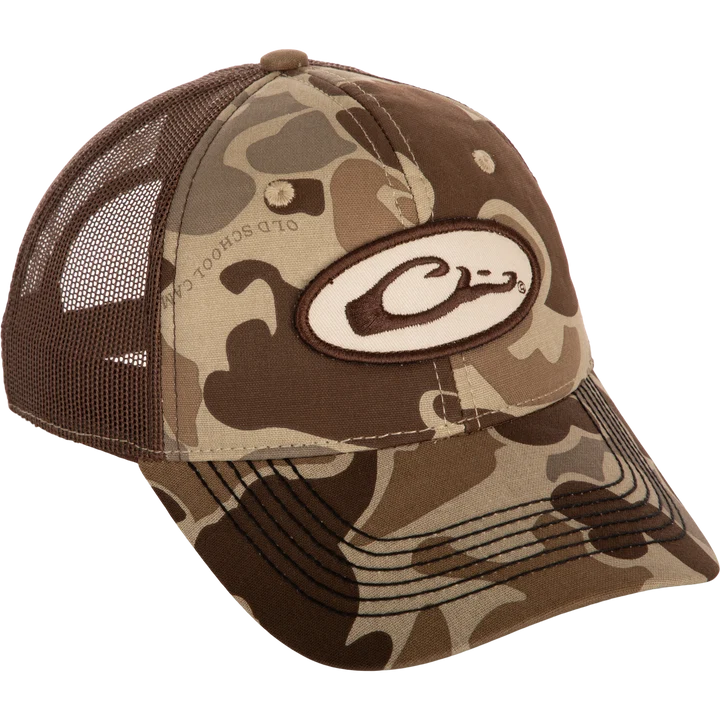 Drake Drake Oval Logo Foam Front Ball Cap Old School Timber OSFM