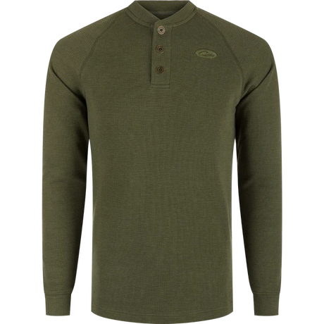 Weston Lakes Waffle LS Henley