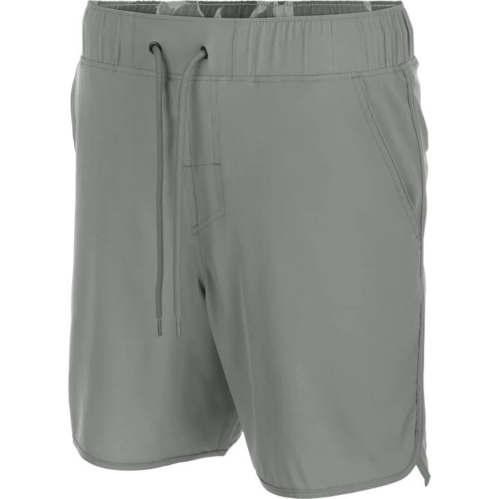 Drake Waterfowl - Commando Lined Volley Short 7in - Monument Grey