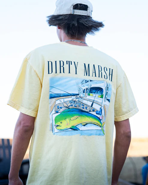 Dirty Marsh Mahi On da Deck Tee - Butter