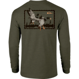 Drake Waterfowl Sunset Flight Long Sleeve T-Shirt