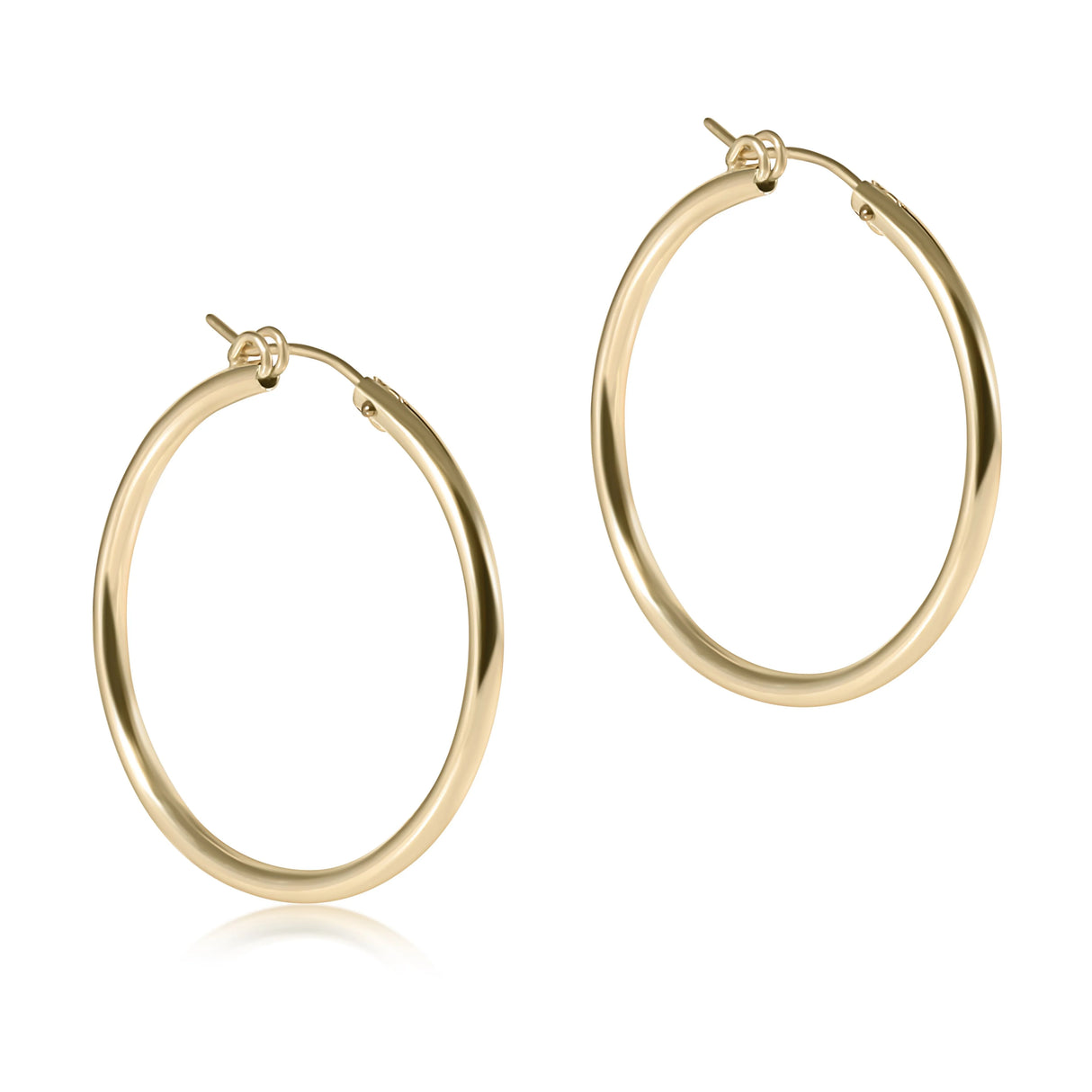 Enewton Round Gold 1.25" Hoop