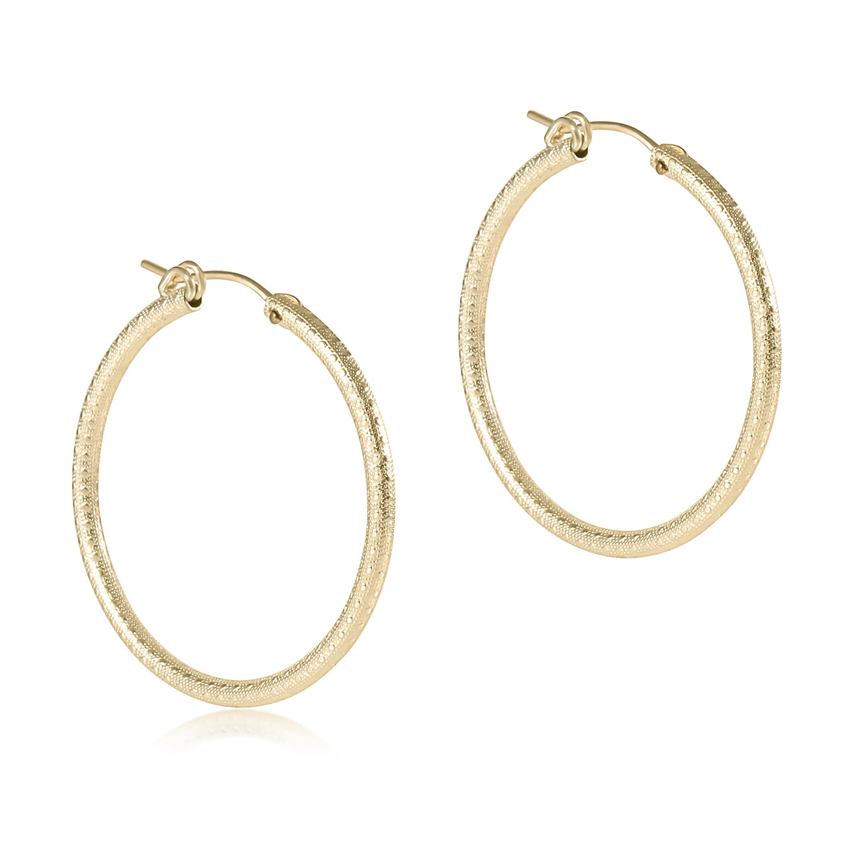 Enewton Round Gold 1.25" Hoop