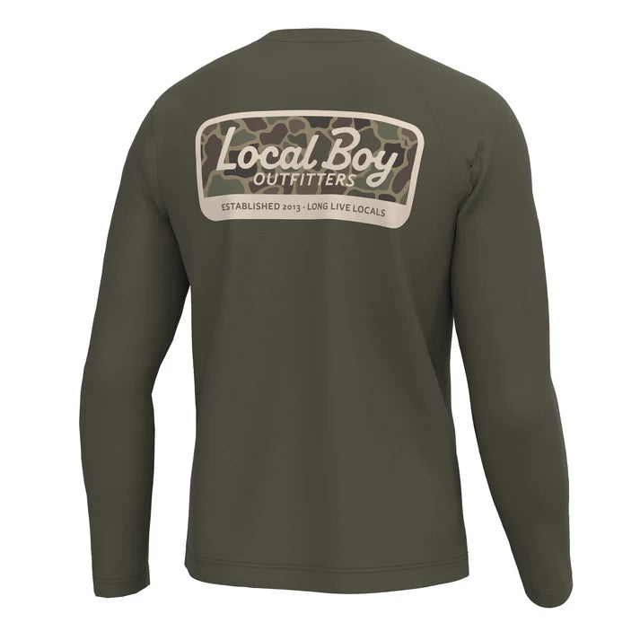 Local Boy Youth Local Standard Long Sleeve Heather Performance Shirt