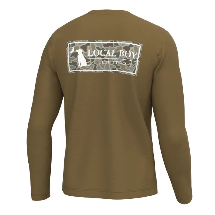 Local Boy Youth Local Standard Long Sleeve Heather Performance Shirt