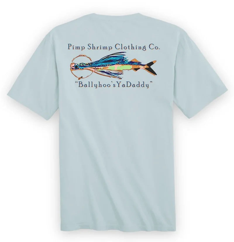 Pimp Shrimp Ballyhoo Short Sleeve Pocketed T-Shirt