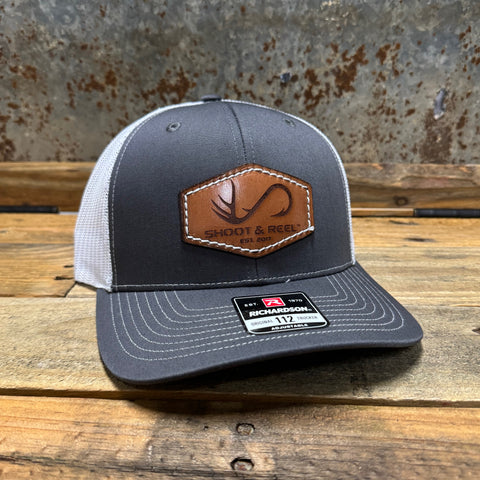 Shoot and Reel Hex Logo Patch Hat