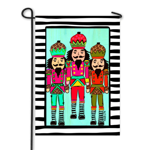 Baxter And Me Nutcracker Garden Flag