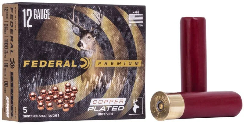 Buckshot, 12 Gauge, 00 Buck Shot, 3-1/2 in, 1100 fps