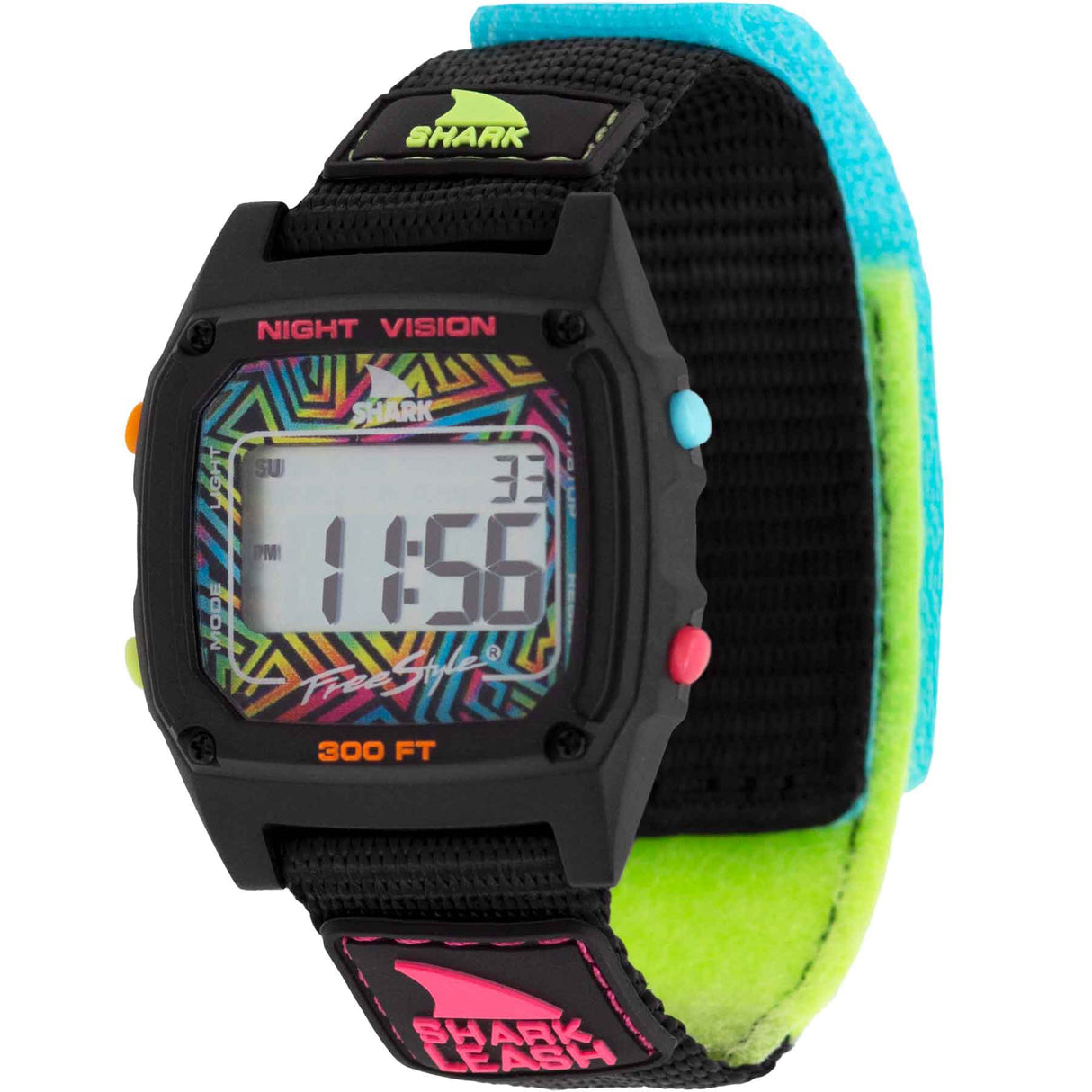 Freestyle Brands, LLC. Shark Classic Leash Since '81 - Neon Wave