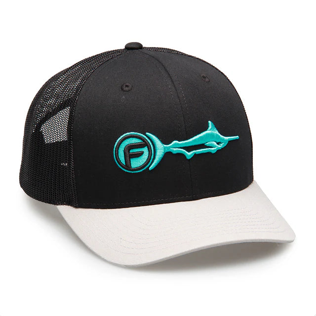 Fathom Offshore Signature Trucker - Black and Silver