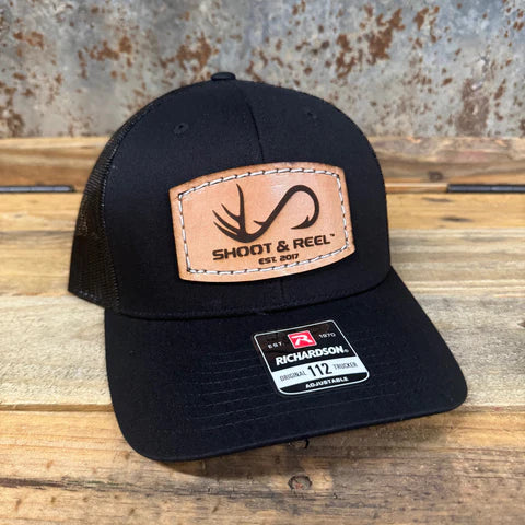 Shoot and Reel Logo Patch 112 Richardson Trucker Hat