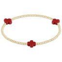 Enewton Signature Cross Gold Pattern 2mm