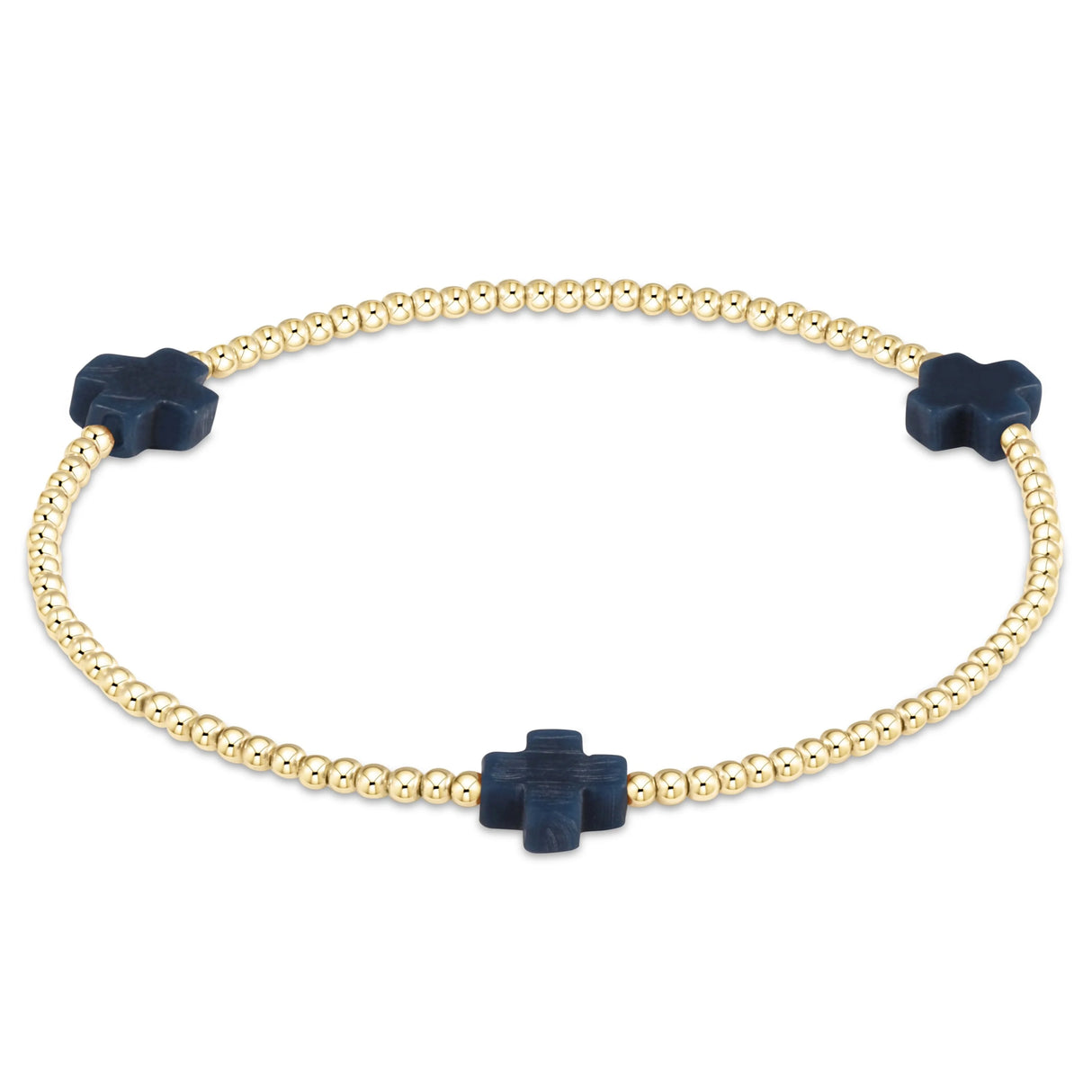 Enewton Signature Cross Gold Pattern 2mm