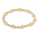 Enewton Classic Sincerity Pattern 4mm Bead Bracelet-Gold