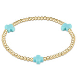 Enewton egirl Signature Cross 3mm Gold Bracelet