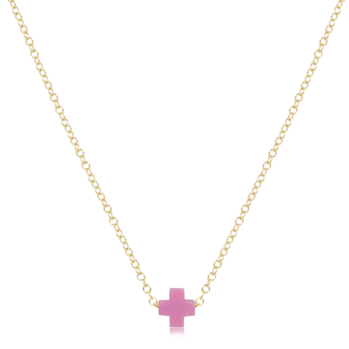 Enewton 16" Signature Cross Necklaces - Gold