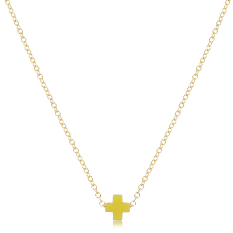 Enewton 16" Signature Cross Necklaces - Gold