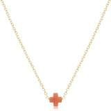 Enewton 16" Signature Cross Necklaces - Gold