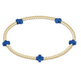 Enewton Signature Cross Small Gold Pattern 2mm