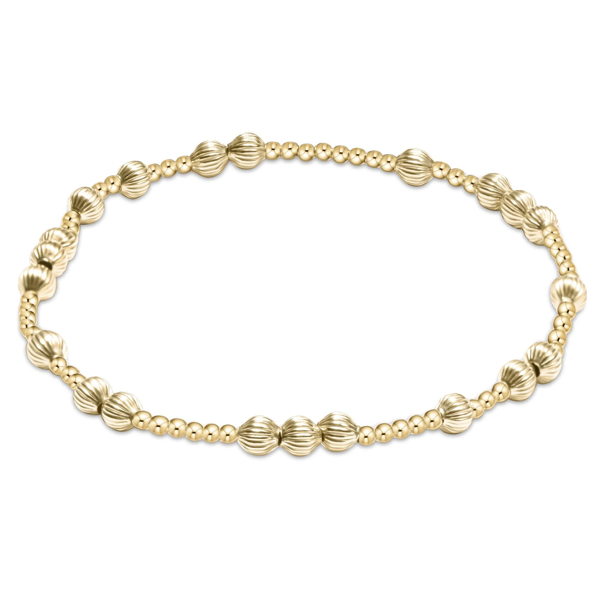 Enewton Hope Unwritten Dignity 4mm Bead Bracelet-Gold