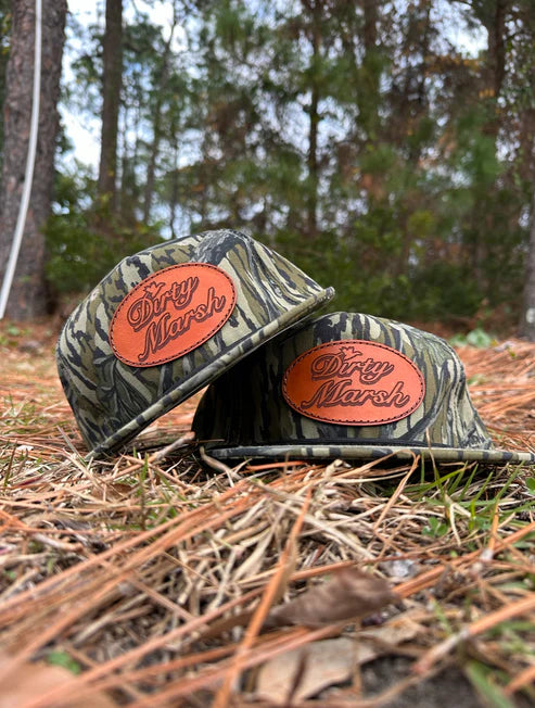Dirty Marsh Classic Leather Patch Treestand Hat