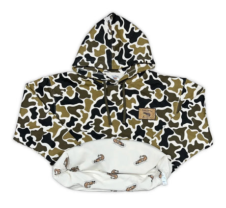 Pimp Shrimp Clothing New School Camo Mid-Weight Hoodie