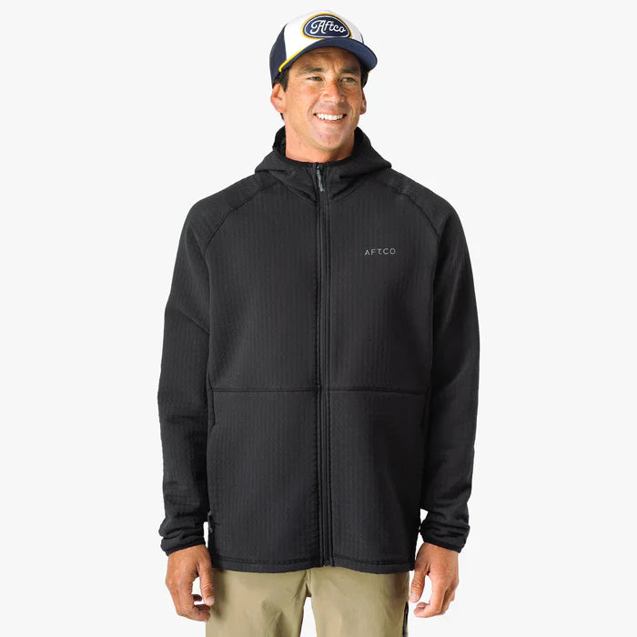 Aftco ArmorLoft Full Zip Hooded Sweatshirt - Black 2x