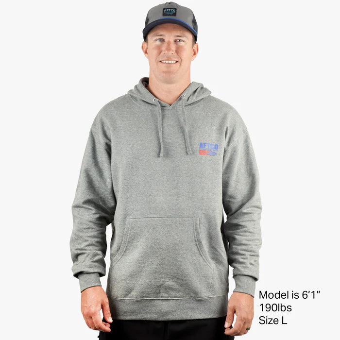 Aftco Strype Fleece Pullover Hoodie