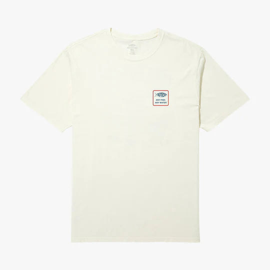 Aftco Find Your Own Fish SS T-Shirt - Cream