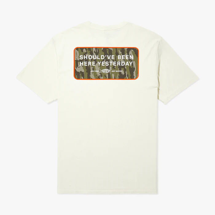 Aftco Yesterday Short Sleeve T-Shirt - Cream