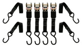 1″ X 10′ Standard Duty Ratchet Straps / 4 PACK