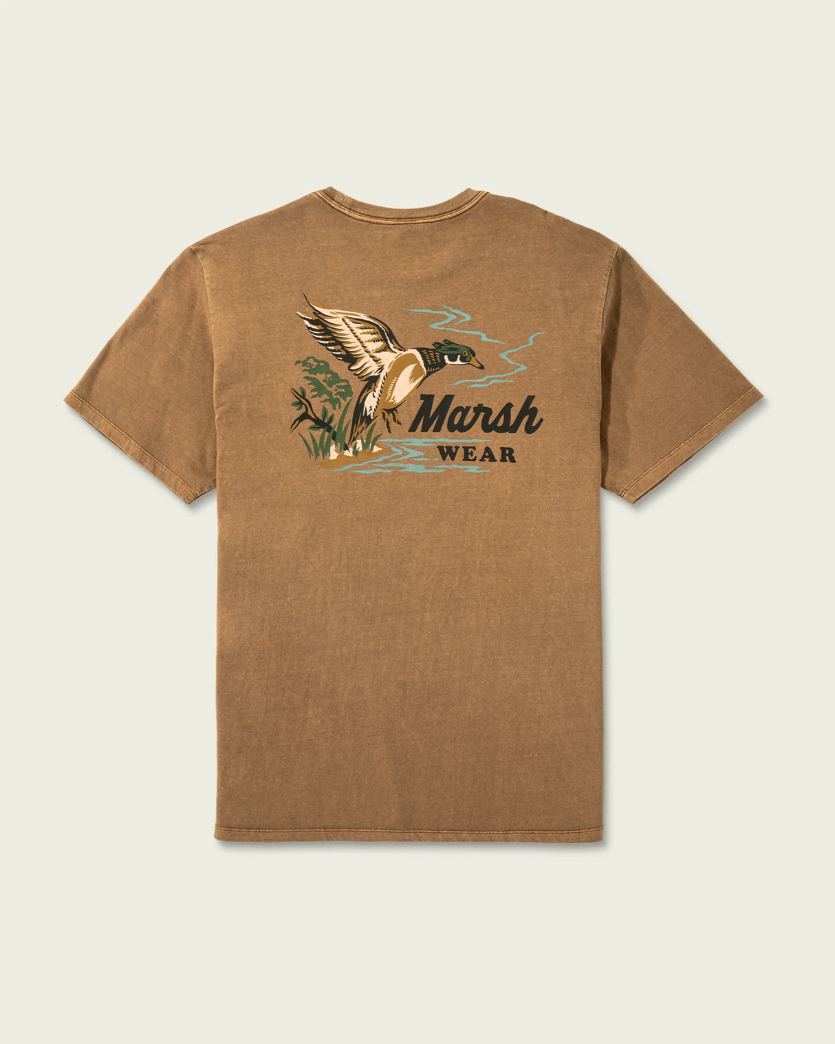 Marsh Wear Heritage Wood Duck Tee - Tobacco