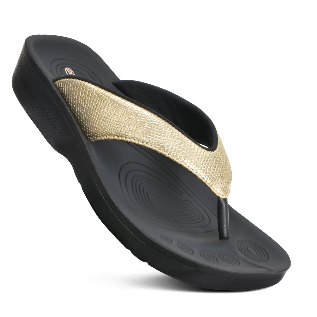 Aerothotic Meira Women's Sandals - Gold Size 10