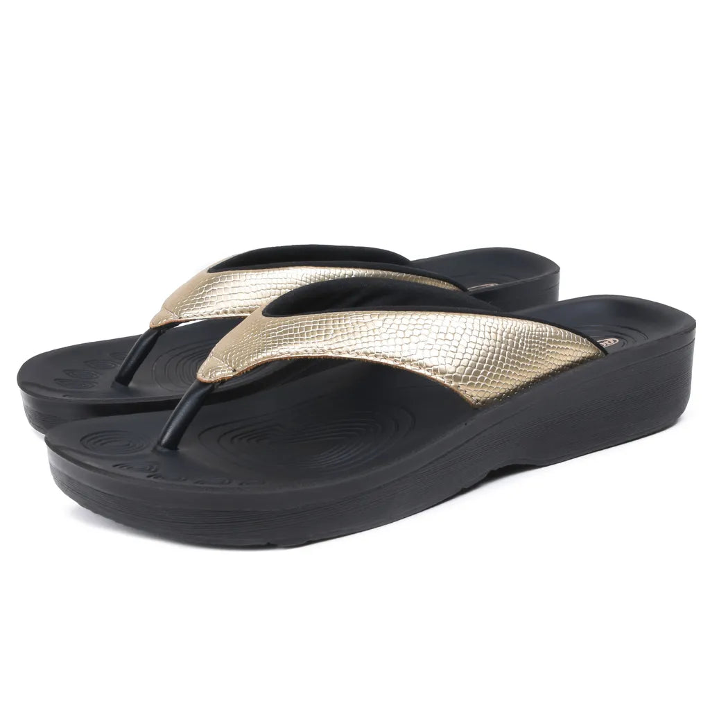 Aerothotic Meira Women's Sandals - Gold Size 10