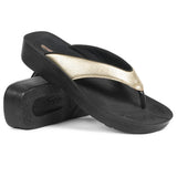 Aerothotic Meira Women's Sandals - Gold Size 10