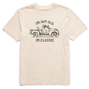 Life Is Good Men's Trusty Pickup and Dog Crusher Tee