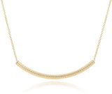 Enewton 16" Necklace Gold - Bliss Bar Textured Gold