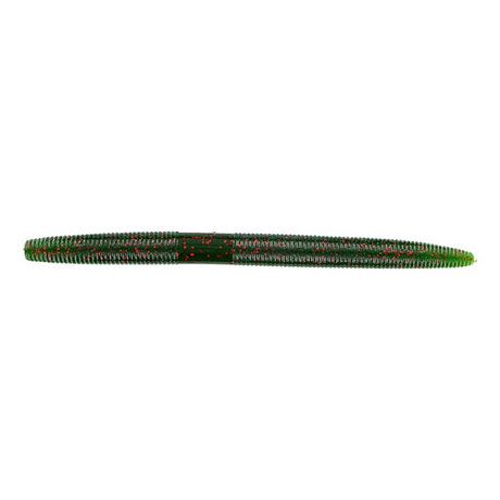 Gary Yamamoto Senko Worm  4 or 5" 10pk  Watermelon with Large Red & Green