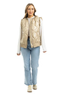 Katydid Metallic Quilted Vest