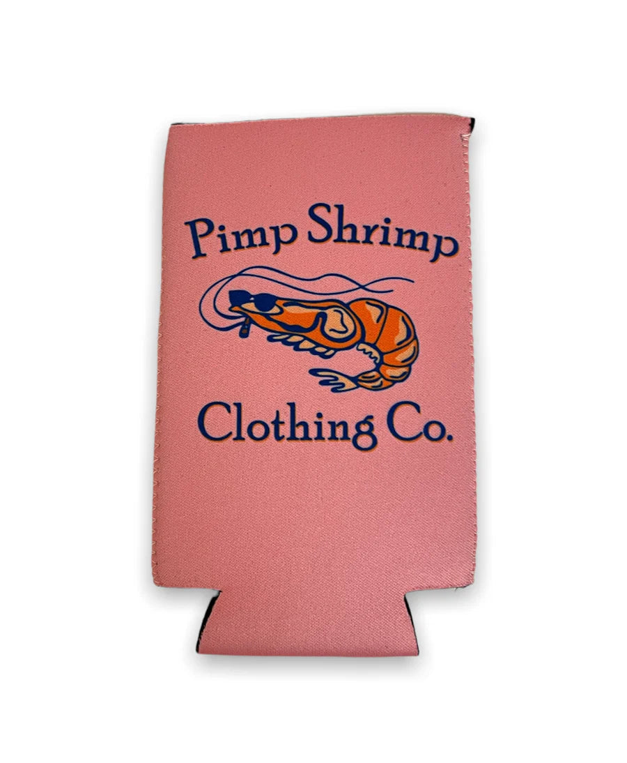 Pimp Shrimp Tall Can Coozie