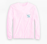 Pimp Shrimp Pink Jady Original Logo Long Sleeve T-Shirt