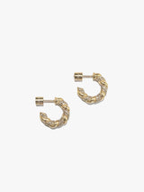 Marrin Costello Rita Hoop - Pave - gold