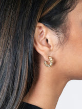Marrin Costello Rita Hoop - Pave - gold