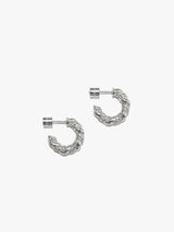 Marrin Costello Rita Hoops Pave - Silver