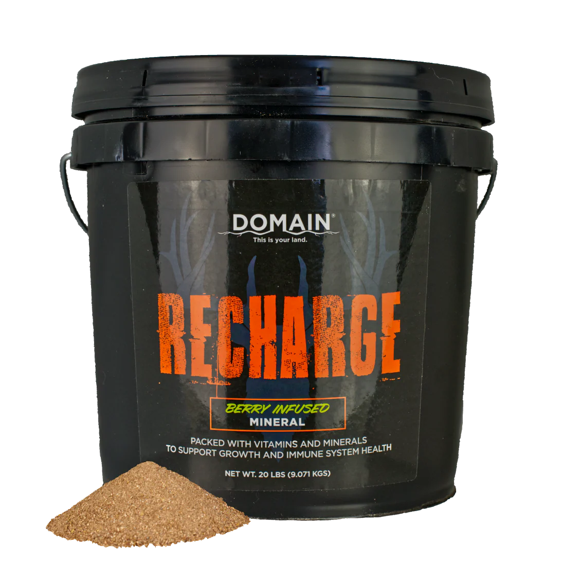 Domain Outdoors Recharge Deer Mineral Pail