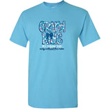 Southern Couture Soft Pattern Letter Grandkids Tee - Sky