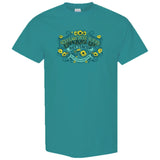 Southern Couture Soft Buckle Up Buttercup Tee- Jade Dome