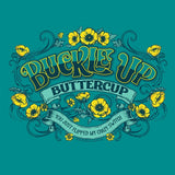 Southern Couture Soft Buckle Up Buttercup Tee- Jade Dome