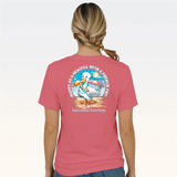 Southern Couture Classic Happy As A Seagull Tee - Coral Silk
